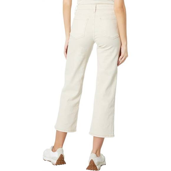 NEW KUT FROM THE KLOTH charlotte high rise fab culotte jeans in ecru - Picture 2 of 3